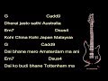 Gedai jasto jindagi guitar chords and lyrics || Neetesh jung kunwar ||