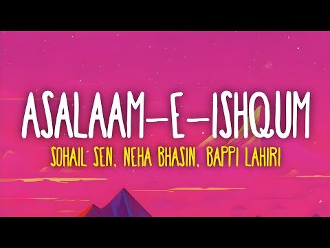 Neha Bhasin, Bappi Lahiri - Asalaam-e-Ishqum (Lyrics) - GUNDAY