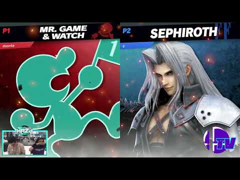 Delfino Maza 2023 Wave A Pools - Monte (Game & Watch) Vs. zaK9999 (Sephiroth) - SSBU Tournament