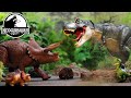 The ferocious Triceratops vs T-Rex!!