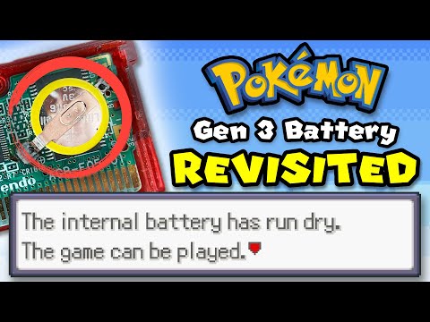 Pokémon Gen 3 Battery: REVISITED