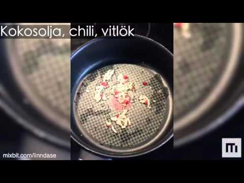 Krämig pasta farfalle med champinjoner