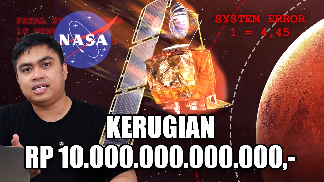Ketika satu kesalahan matematika bodoh menghancurkan misi NASA di Mars