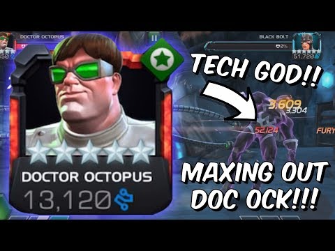 Maxing Out 5 Star Doctor Octopus! - Rank 5 Variant & Act 6 Gameplay - Marvel Contest of Champions