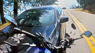 PROBABLY THE MOST UNLUCKY BIKER - Unbelievable Motorcycle Moments