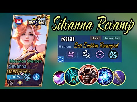 Legendary!! Silvanna Offlane Solo Kill Burst Damage ~ Best Emblem Assassin - MLBB