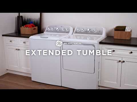 GE Appliances Top Load Dryer with Extended Tumble