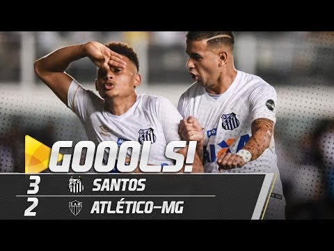 Santos 3 x 2 Atlético-MG | TODOS OS GOLS | Brasileirão (24/11/18)