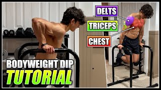 How to do the BODYWEIGHT DIP! | 2 Minute Tutorial