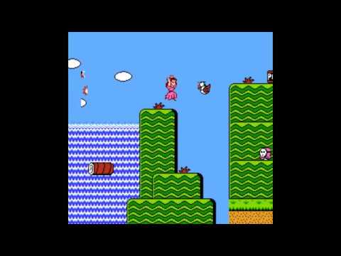 Super Mario Bros. 2 Game Genie Code: NETALV (LETALV for Prototype) - Low pitched music and sounds