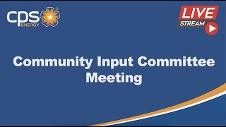 Community Input Committee Meeting October 8, 2025