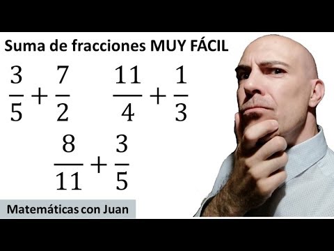 ▷ Suma de fracciones con diferente denominador, MUY FÁCIL. Ejercicios