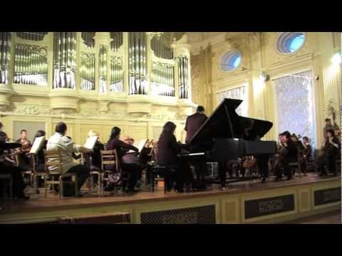 Rachmaninoff. Piano Concerto No. 2 in C minor (1st Movement). Daria Maminova / Ivan Demidov