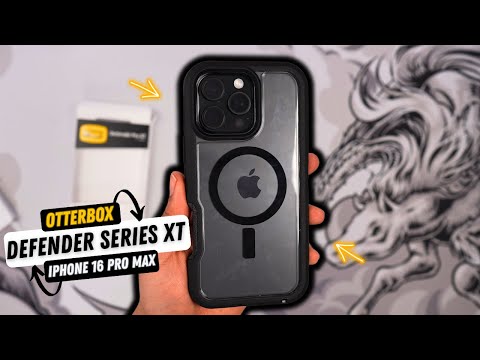 iPhone 16 Pro Max OtterBox Defender Series Pro XT Case Clear/Black