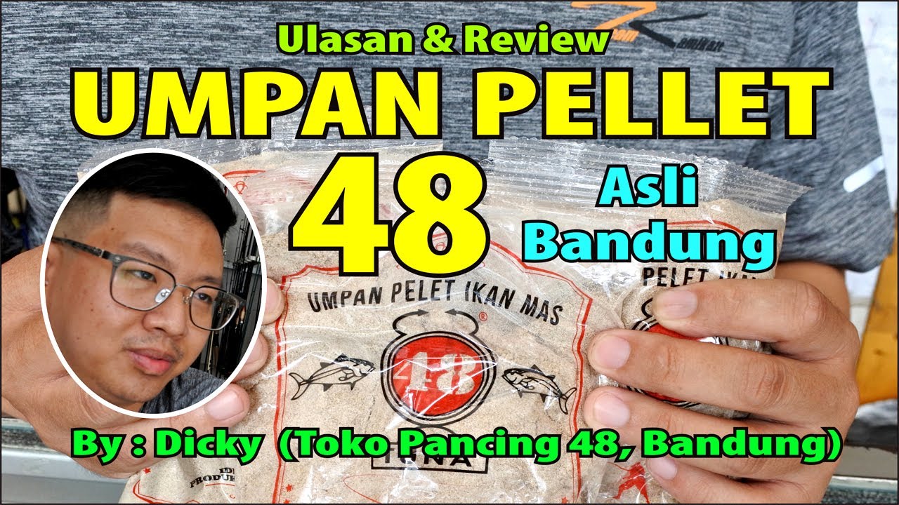 Review Pellet 48, Bandul 48, Umpan ABC & Perangsang Mas Cacing 48 by Dicky