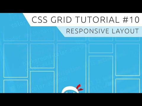 CSS Grid Tutorial 10 Responsive Grid Example