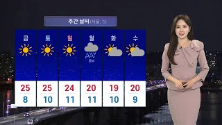 [날씨] 황사 물러나…제주·남부 곳곳 봄비 / 연합뉴스TV (YonhapnewsTV)