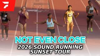 Shawnti Jackson Blazes to 11.00 Victory in Women’s 100m | 2026 Sunset Tour