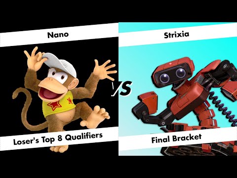 AV Smash Summit 2019 - Loser's Top 8 Qualifiers - Nano (Diddy Kong) vs Spirit | Strixia (R.O.B)