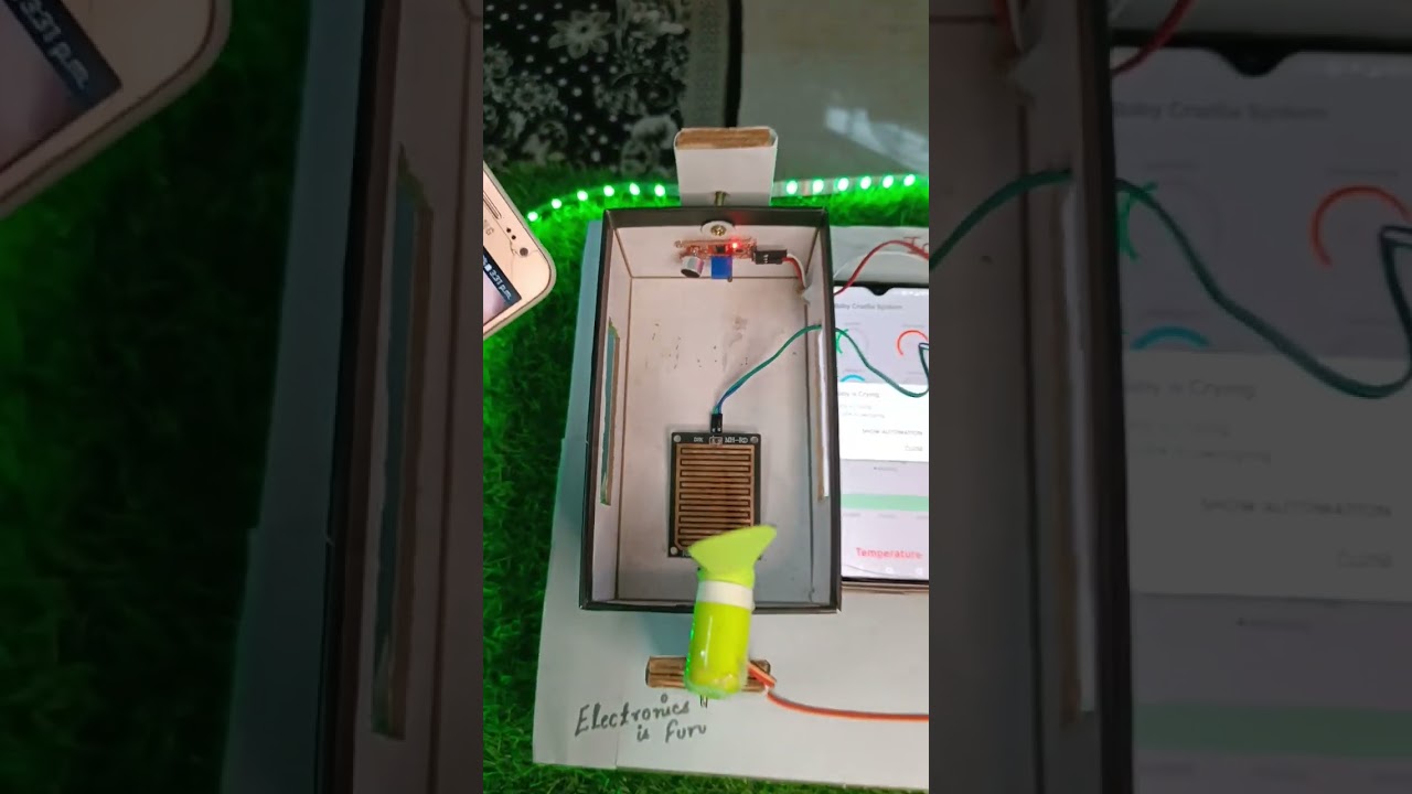 Baby Cry detector project 🍾 #shorts #short #shortvideo #ytshorts