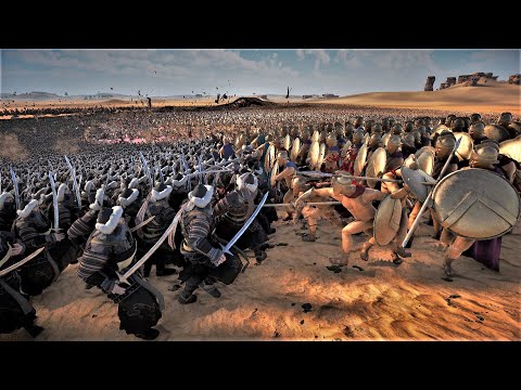 Can 250K Mongolian Soldiers Stop 1 Million Greece Spartans ?| Ultimate Epic Battle Simulator2 UEBS 2