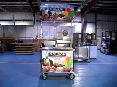 BDC8 Cold Plate Ice Cream Cart