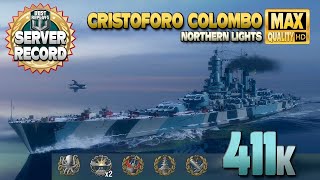 Battleship Cristoforo Colombo: Poor Yamato deleted & NA damage record.