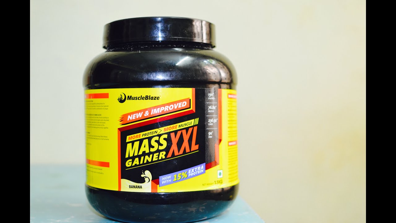 MuscleBlaze Mass Gainer XXL Unboxing (HealthKart)