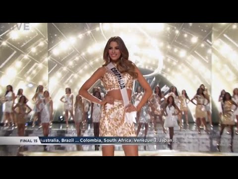 Ariadna Gutierrez Miss Universe 2015 Top 15 Announcement HD