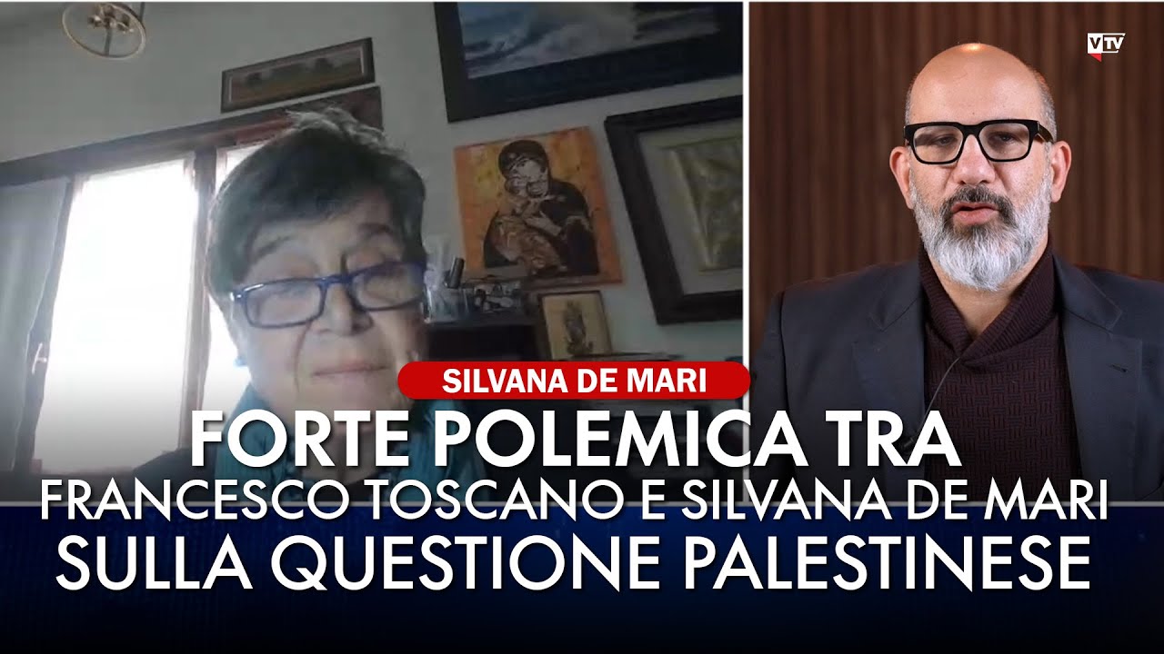 Scontro fra Silvani De Mari e Francesco Toscano sulla questione palestinese