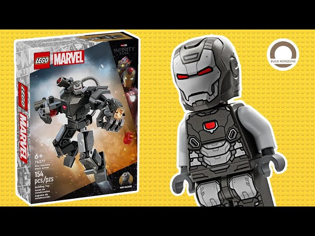 Vídeo relacionado con LEGO Marvel Armadura Robótica de Máquina de Guerra, Figura de Acción de Juguete con Armas: 3 Cañones Que Disparan, Personaje Superhéroe UCM, Regalo para Cinéfilos, Niños y Niñas de 6 Años o Más 76277