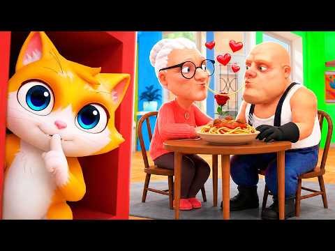 Building a SECRET BASE to Spy on Granny! (I Am Cat VR)
