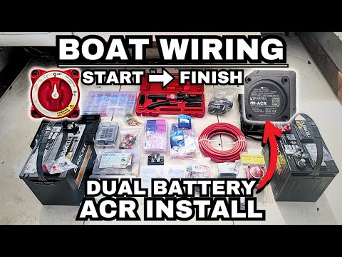 Dual Battery ACR Install Boat Wiring: Beginners Edition