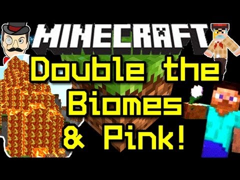 AdamzoneTopMarks - Minecraft News DOUBLE THE BIOMES & Pink Flowers!