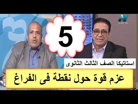 استاتيكا ثالثة ثانوى 2019 - الحلقة 05 - عزم قوة حول نقطة فى الفراغ