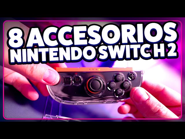Vídeo relacionado con Lmcpa Kit de Funda Protector Compatible con Nintendo Switch 2 2025,Accesorios Nintendo Switch 2 Incluye Estuche, Protector de Pantalla, Cubierta Protectora Transparente y Agarre para el Pulgar.