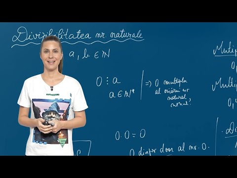 Divizibilitatea numerelor naturale. Divizori. Multipli - Matematica - Clasa a V-a