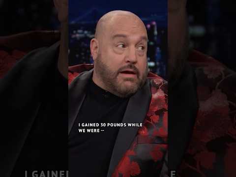 #KevinJames gained 30 pounds while filming Solo Mio in Italy because of the food 🤣 #FallonTonight