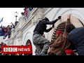 Moment protesters storm US Capitol Build