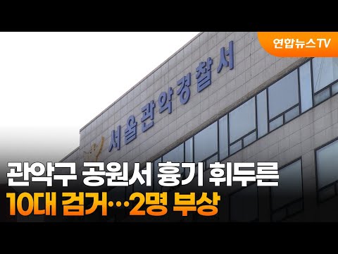 관악구 공원서 흉기 휘두른 10대 검거…2명 부상