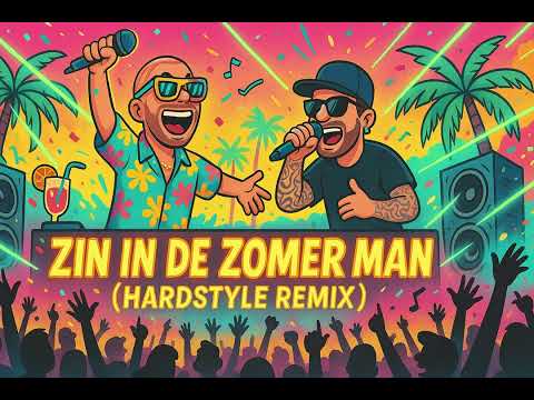 ZIN IN DE ZOMER MAN (Hardstyle Remix) - Bizzey x Kraantje Pappie x Rolf Sanchez