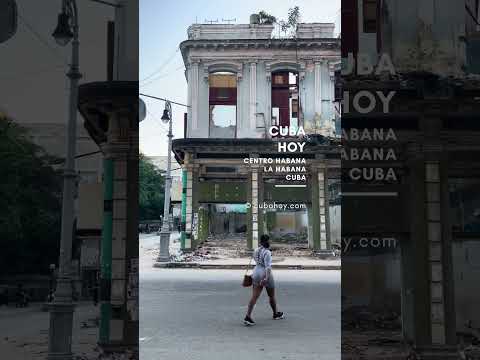 Boulevard de San Rafael en Centro Habana, La Habana que el régimen destruyó. #cubahoy