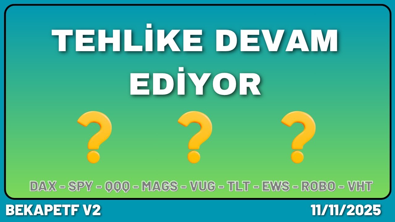 Tehlike Devam Ediyor. Hiç Bir Şey Geçmedi