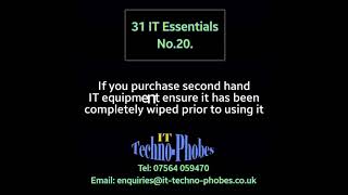 IT Techno-Phobes Limited Tip 20 – IT Support Services In Bromsgrove