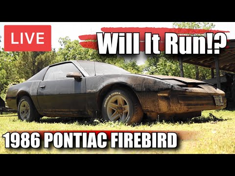 LIVE Will It Run | 1986 Pontiac Firebird | KITT From "Knight Rider" Tribute Car? | RESTORED