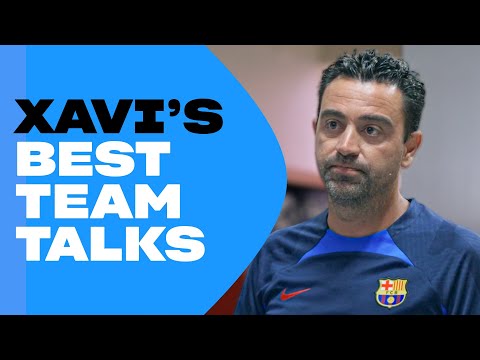 "At Barca, You Have To Give It All!" | Best Of Xavi Team Talks | FC Barcelona: A New Era