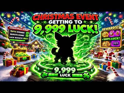 👉 I Maxed 9,999 LUCK… And THIS Happened 😳🎄