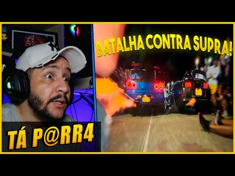 RS REAGE EVENTO DE DESAFIO EM TOKYO! R34 GTR vs MKIV SUPRA!