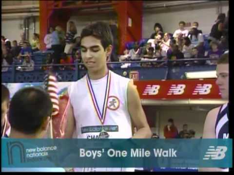 Boys Mile Race Walk Awards - New Balance Indoor Nationals 2011