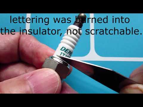 Denso Iridium (TT)Twin-tip High Performance spark plugs authentication part 2